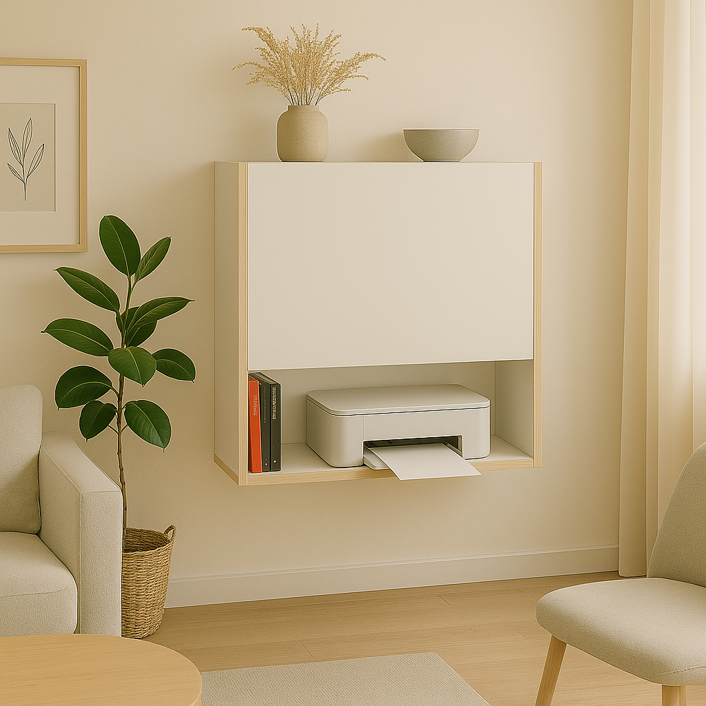 Signature - Bureau mural avec rangement
