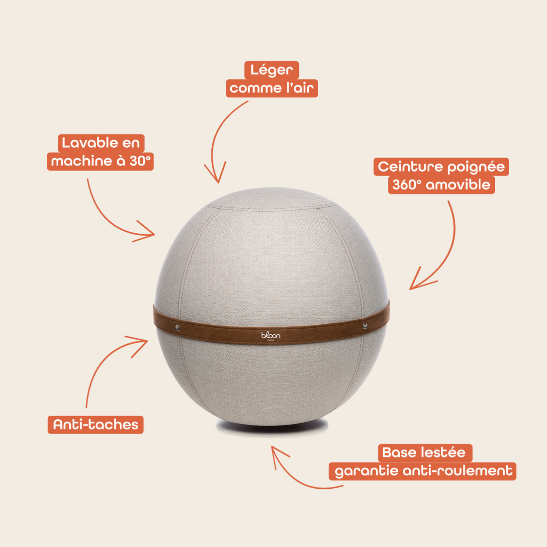 Siège ballon Original - Vert Pistache