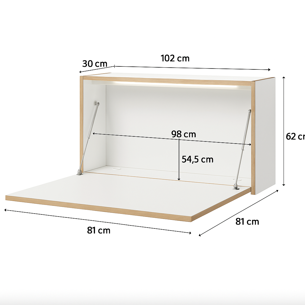 Grand bureau mural - Supreme Desk