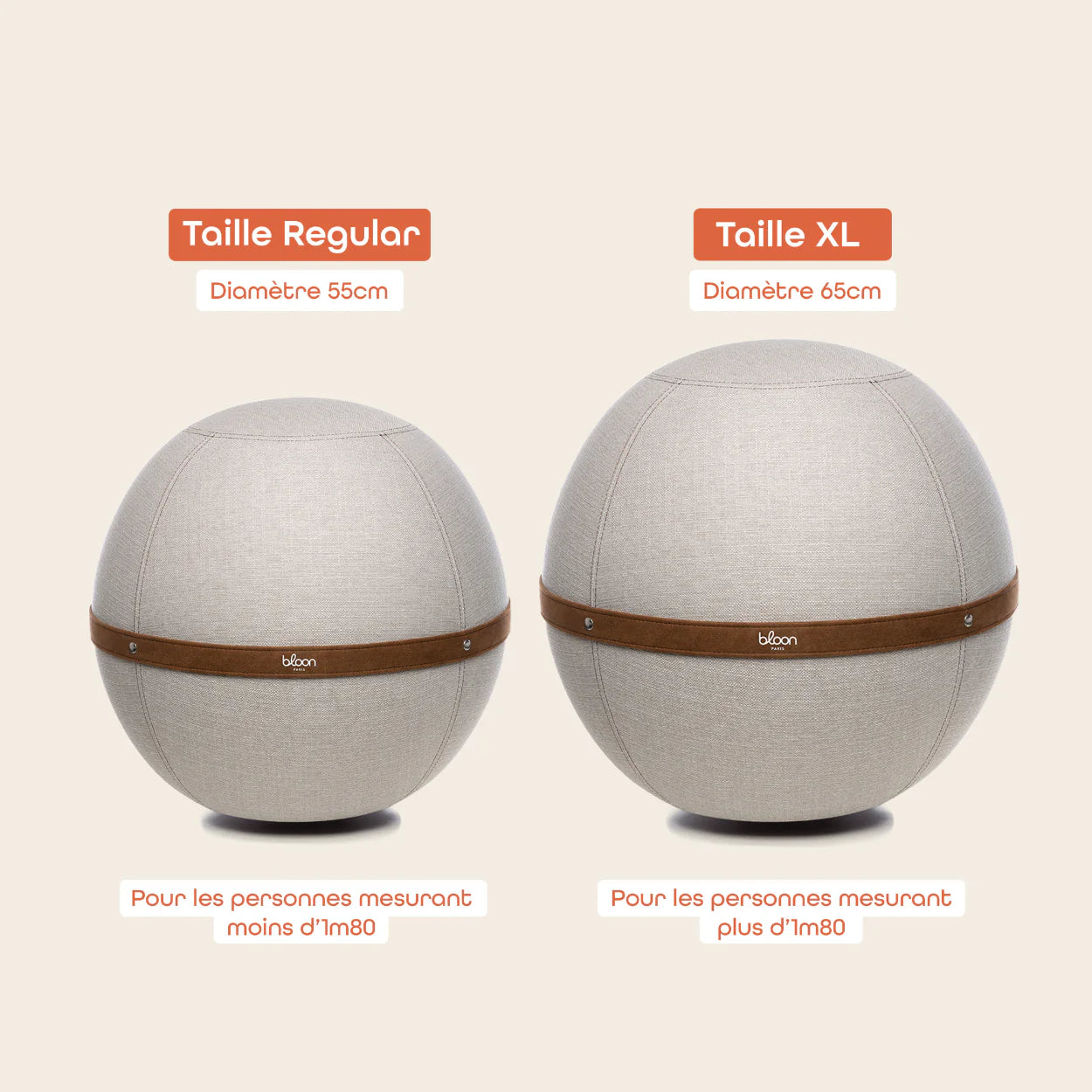 Siège ballon Original - Bleu Océan