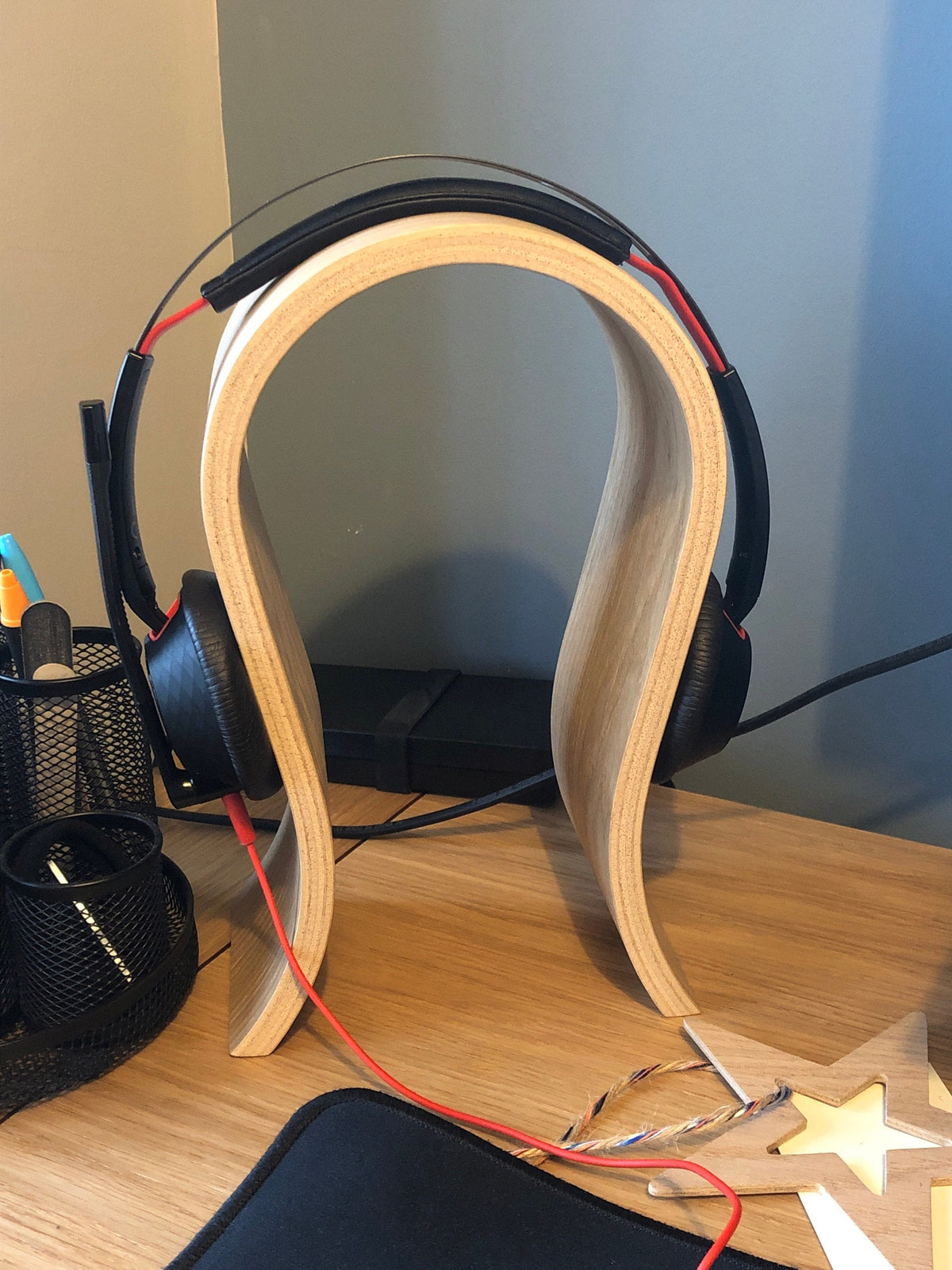 Photo client – Support casque