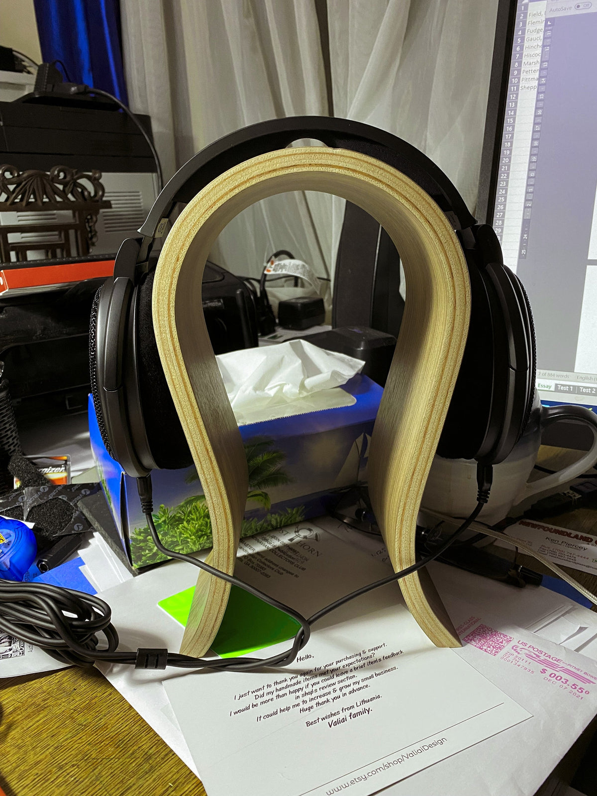 Photo client – Support casque